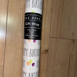 RAE DUNN - Birthday Gift Wrap - New